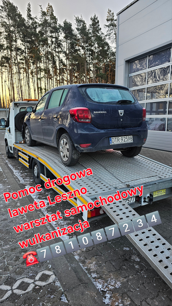Zdjęcie na okładce dla Pomoc drogowa Leszno Kasia, Laweta - Holowanie 24h - Transport